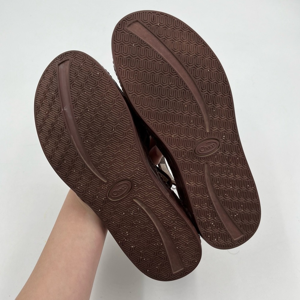 Chaco Fallon Java Brown Leather Strappy Sandals W… - image 4